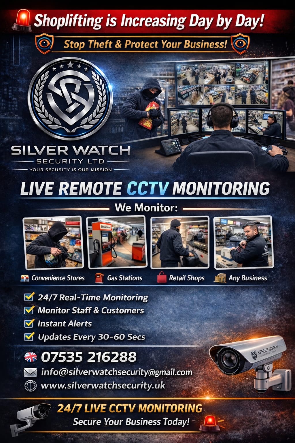 CCTV & CSCS - Live remote CCTV monitoring 1